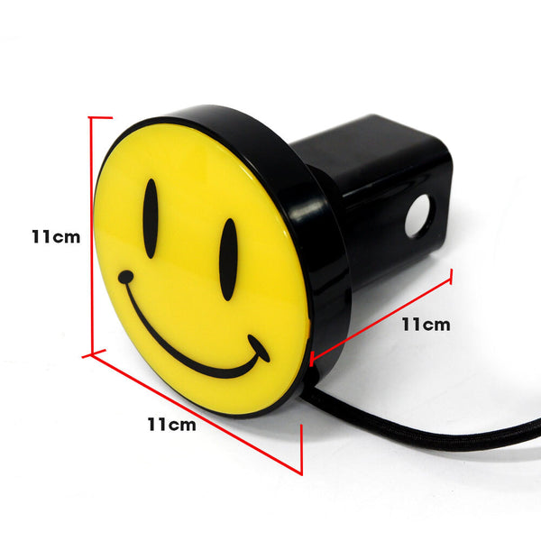 Jaxsyn Novelty Tow Bar / Trailer Hitch Cover Smiley Face Tow Bars & Winches