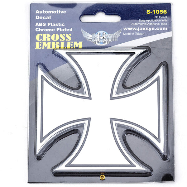 Jaxsyn Novelty Tow Bar / Trailer Hitch Cover Chrome Plated Iron Cross Tow Bars & Winches