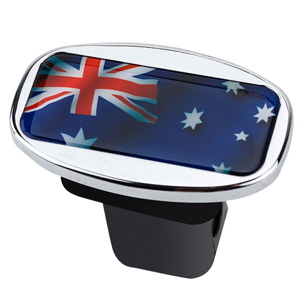 Jaxsyn Novelty Towbar Trailer Hitch Cover Aussie Flag Tow Bars & Winches