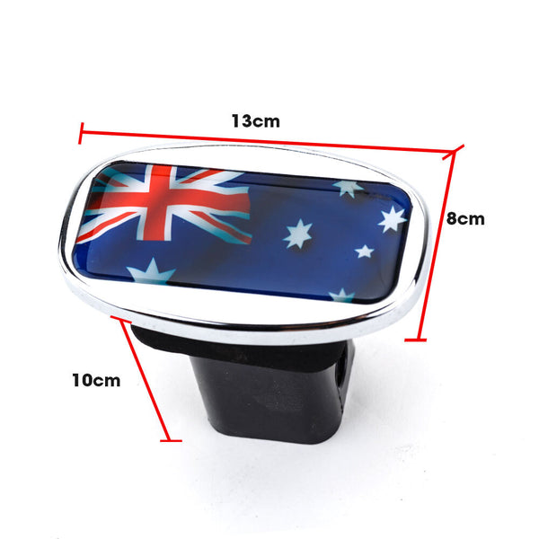 Jaxsyn Novelty Towbar Trailer Hitch Cover Aussie Flag Tow Bars & Winches