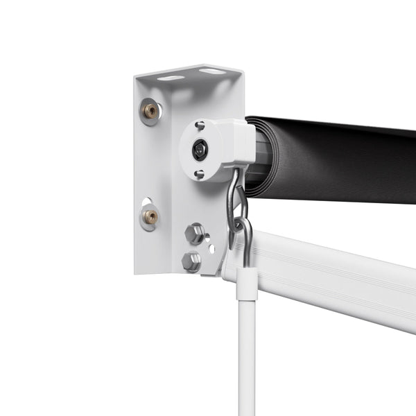 Instahut Retractable Folding Arm Awning Motorised Sunshade 4.5Mx3m Grey Awning & Canopy Parts