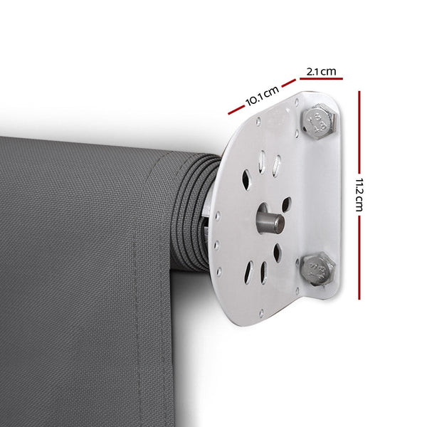 Instahut Fixed Pivot Arm Awning Patio Outdoor Blinds Retractable 2.8X2.1M Awning & Canopy Parts