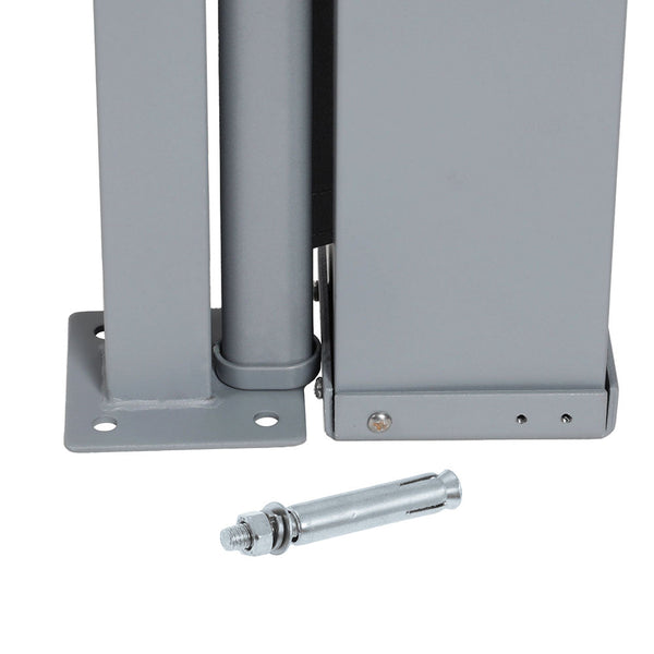 Instahut Side Awning Sun Shade Outdoor Blinds Retractable Screen 1X3m Grey Awning & Canopy Parts