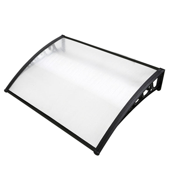 Instahut Door Awning 1Mx1.2M Transparent Awning & Canopy Parts