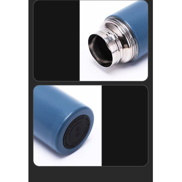 A Cup Of Three Lid Vacuum Flask Portable Fashion Gift Box Set Stainless Steel Water Bottles & Vacuum Flasks