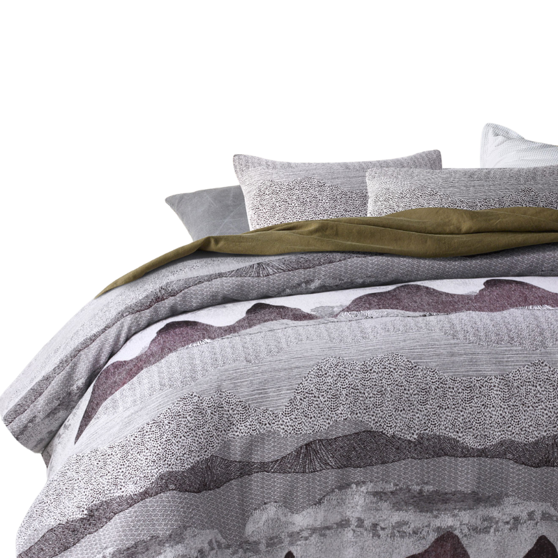 Accessorize Bulla Burgundy Quilt Cover Set Double Quilt Covers