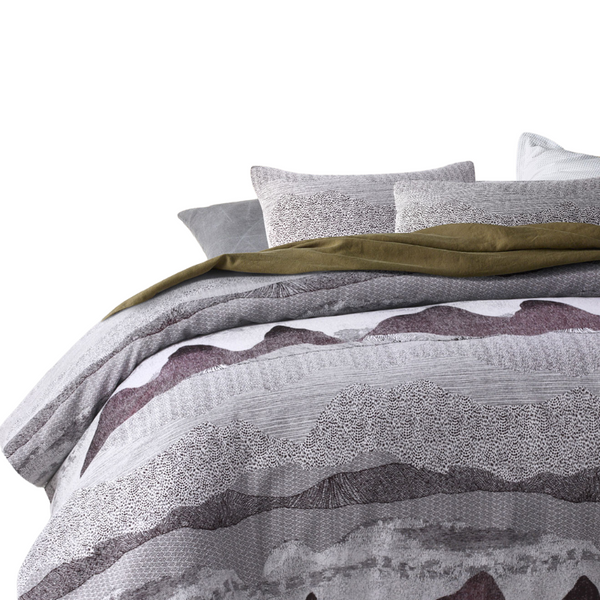 Accessorize Bulla Burgundy Quilt Cover Set Double Quilt Covers