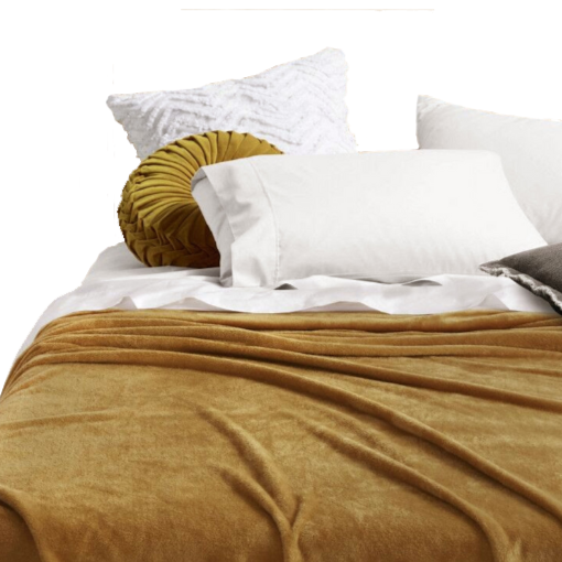 Accessorize Super Soft Blanket Queen/King Gold Harmony Blankets
