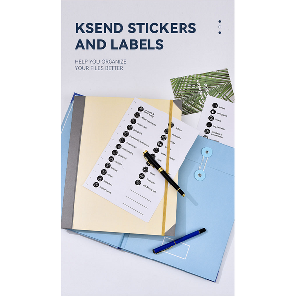 Yellow Accordion File Binder With 12 Envelopes Durable Document Organiser Id & Document Holders