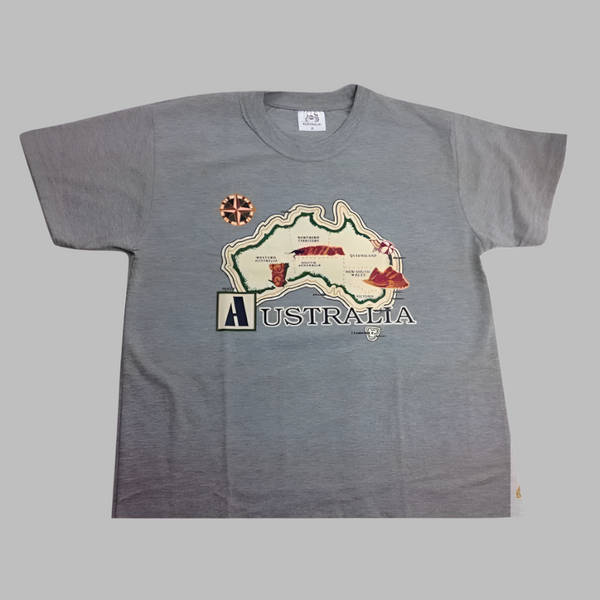 Br Apparel Adult T Shirt Australian Day Souvenir Tee Top 100% Cotton Grey T Shirts