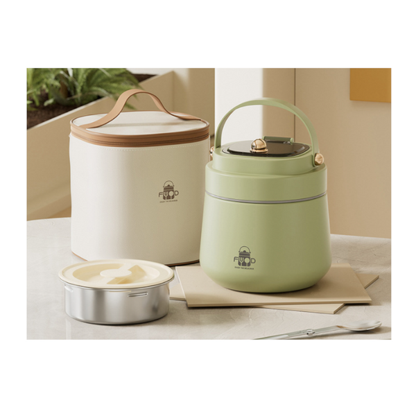 Adults Stainless Steel Insulated Lunch Box With Spoon And Fork Bag Leak Proof Keeps Food Warm Lunchboxes