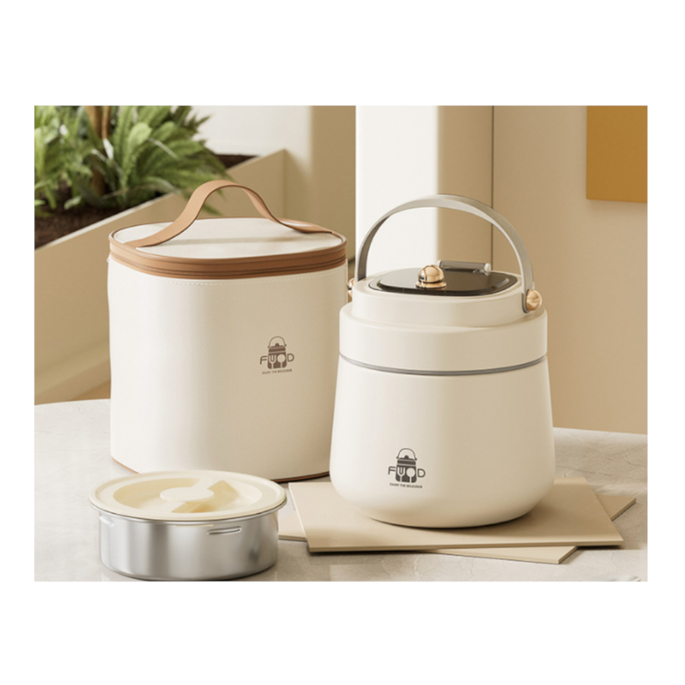 Adults Stainless Steel Insulated Lunch Box With Spoon And Fork Bag Leak Proof Keeps Food Warm Lunchboxes