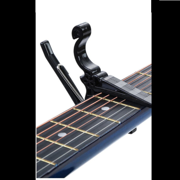 Alpha 38 Inch Acoustic Guitar Wooden Body Steel String Full Size W/ Stand Blue Acoustic Guitars