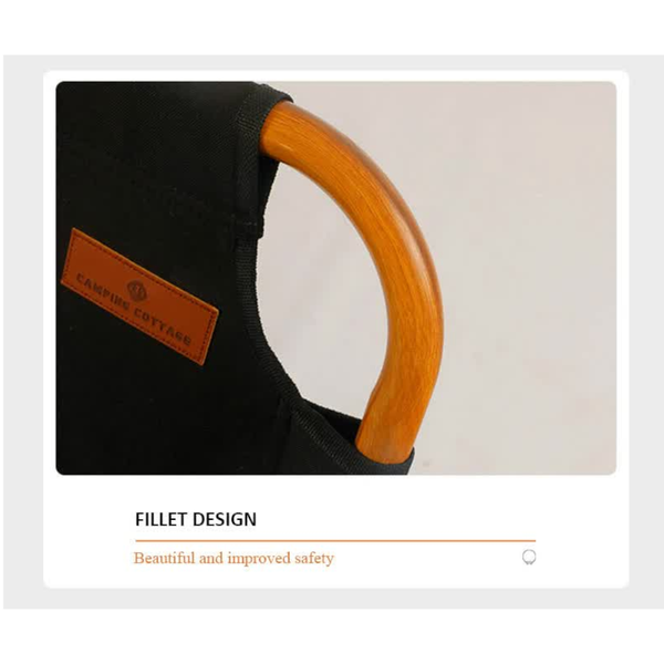 Aluminum Alloy Double Seat Portable 2 Person Folding Camping Bench (Black) Camping Chairs