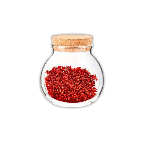 Condiments Container Round Glass Jar Storage With Cork Lid Kitchen Organiser Food Storage Containers