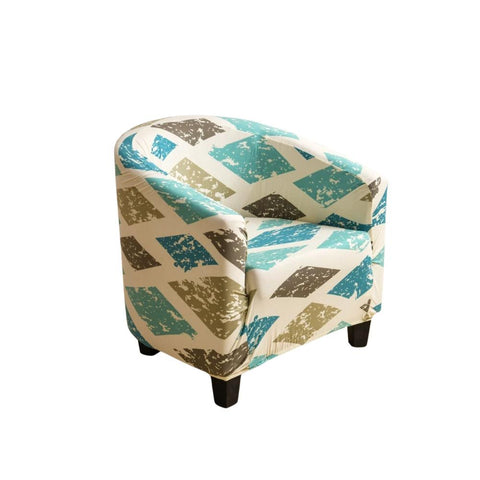 Sofa Cover Multicolor Diamond Print Dust Proof Chair Tub Slipcover Decor Slipcovers