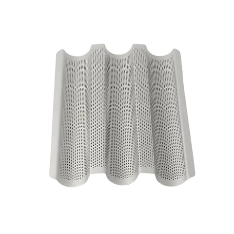 Baking Tray 3 Loaf Non Stick Perforated Oven Pastry Pan Molder For Bakeware Baking Trays