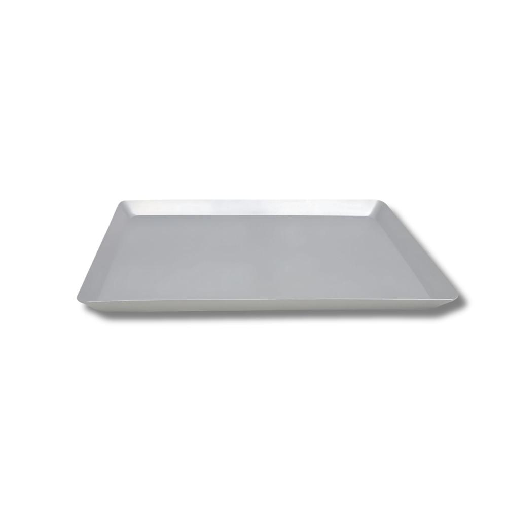 Baking Tray Silver 1 Piece Rectangular Oven Pastry Sheet Pan For Kitchen Bakeware Baking Trays