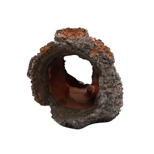 Aquarium Hollow Tree Tunnel Cave Ornament For Fish Shrimp Hiding Shelter Aquariums