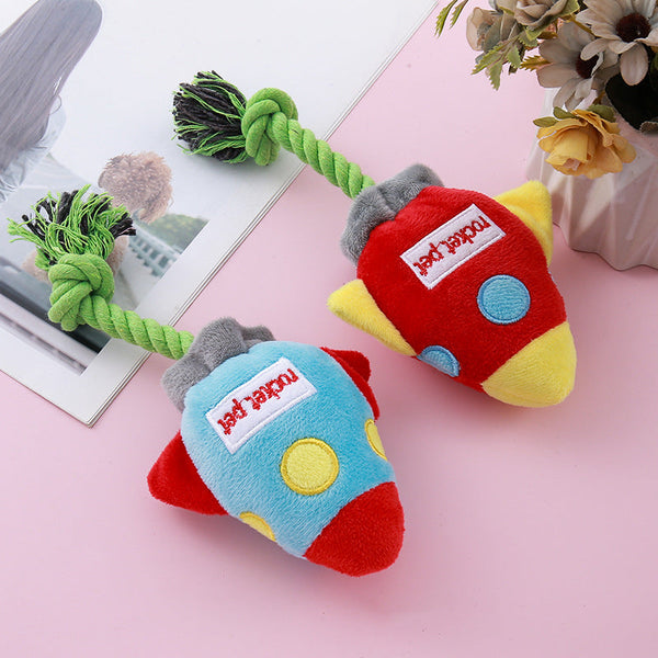 Pet Cotton Rope Toy Dog Resistant Biting And Grinding Teeth Dog Toys