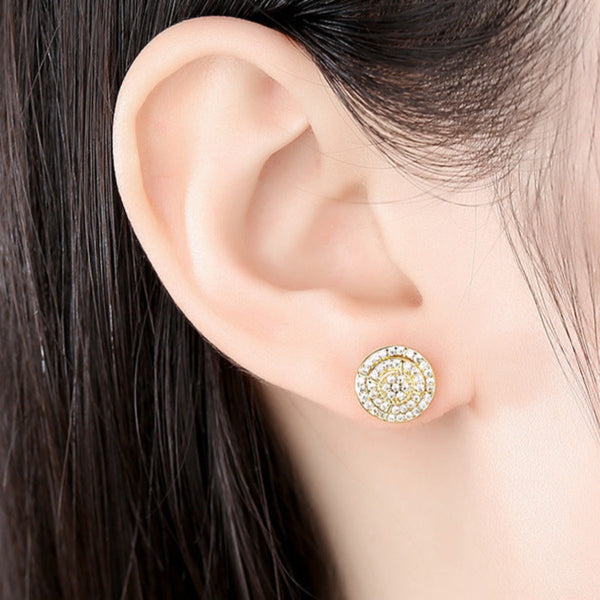 Veile Studios And American Copper Inlaid Zircon For Men Women Earrings