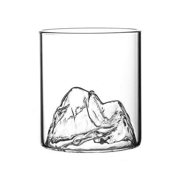 Mountain Viewing Cup China Chic Style Glass Transparent Household Tea Hot Water Resistant Creative Fuji Tibetan Glassware & Drinkware