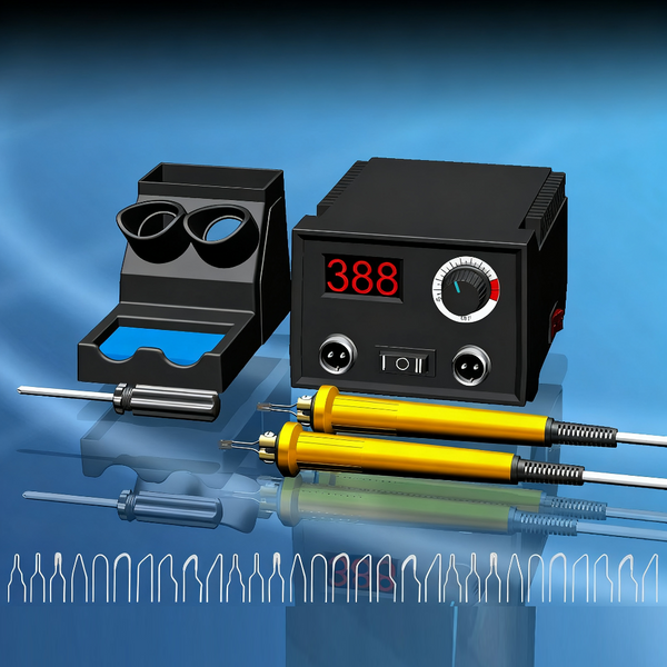 Pengjia Temperature Regulating Pyrography Machine Board Tool Set Wood Burning Electric Iron Brush Wood Carving Kits