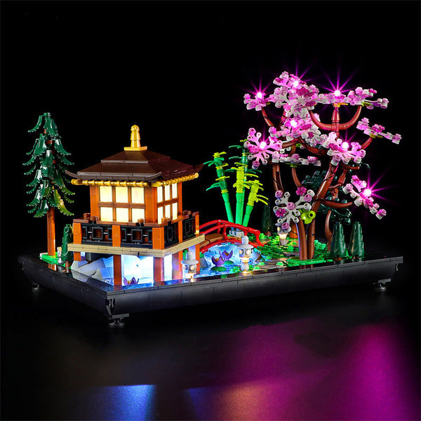 Yeabricks Is Compatible With Lego 10315 Peaceful Garden Building Blocks Led Lighting Creative Accessories And Assembled Building Toys Sets & Packs