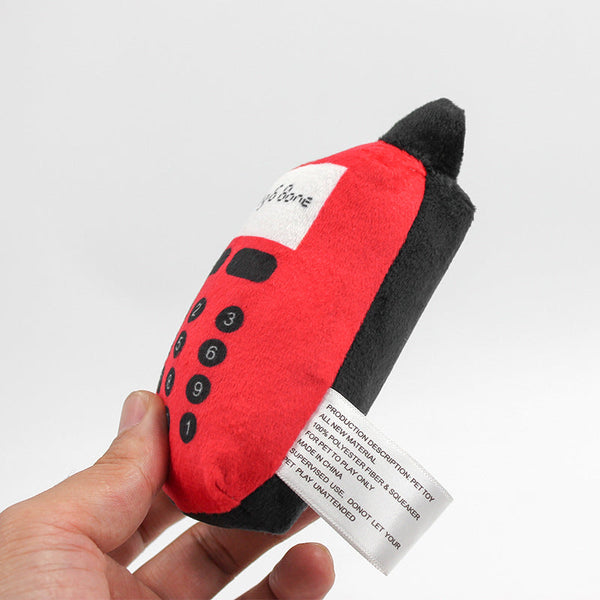 Blue Super Soft Phone Dog Sound Toy Training Interactive Biting And Tearing Cat Teasing Dog Toys