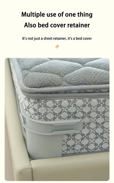 4Pcs Bed Corner Sheet Grippers Straps Heavy Duty Mattress For All Sizes Non Slip Holders Secure Sheets Other Bedding