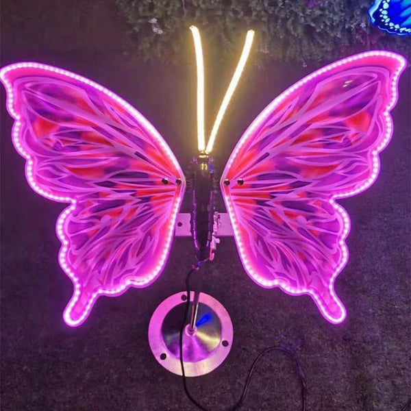 Automatic Fluttering Butterfly Lights With Realistic | Led Fairy Decor For Wedding & Party Wings