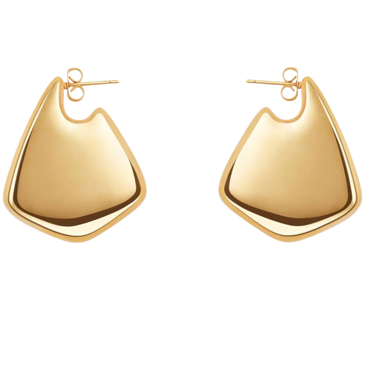 Veile Studios Water Drop Geometric Smooth Surface Minimalist Premium Earrings