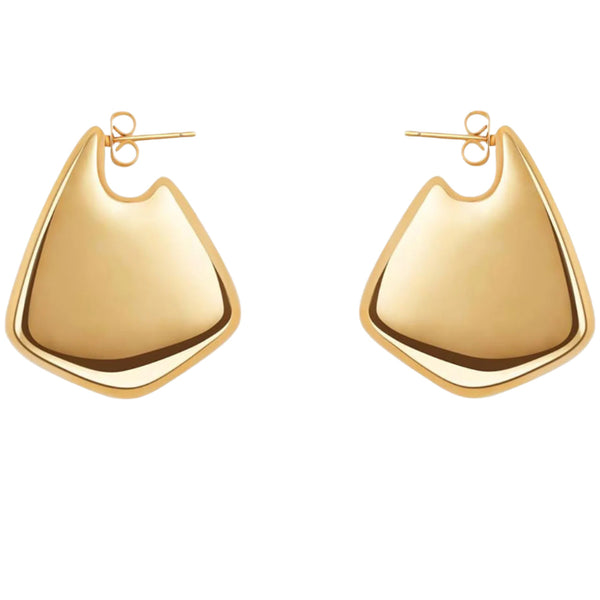 Veile Studios Water Drop Geometric Smooth Surface Minimalist Premium Earrings