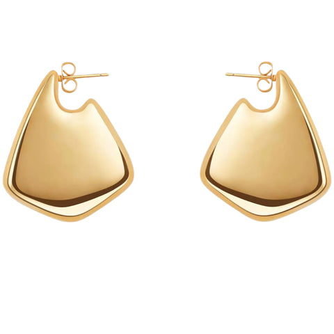 Veile Studios Water Drop Geometric Smooth Surface Minimalist Premium Earrings