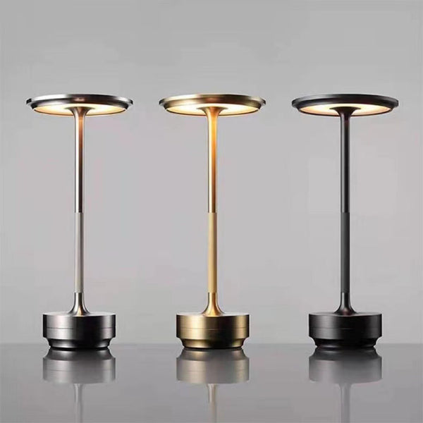 Japanese Metal Desk Lamp Rechargeable Bar Eye Protection Handheld Bedroom Night Light Retro Decorative Atmosphere Lamps