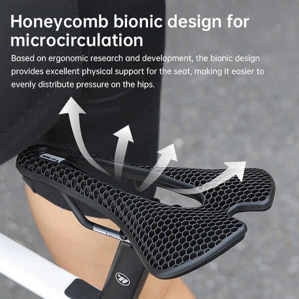Est Biking Tpe Honeycomb Bike Saddle Racing Road Mtb Saddles & Seats