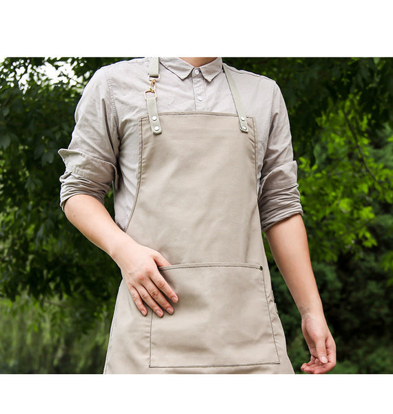 Canvas Apron Logo Printing For Home Kitchen Cooking Aprons