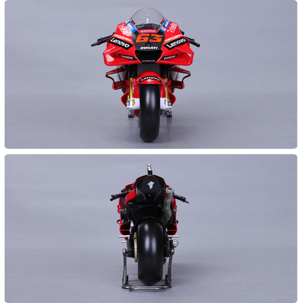 Meichi Figure 1:6 Ducati Grand Motorcycle Simulation Alloy Racing Ornament Toy Model Seasonal Decorations