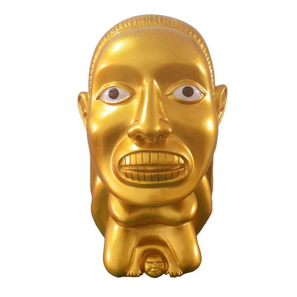 Indiana Jones Idol Golden Fertility Statue Resin Sculpture With Eye Scale Raiders Of The Lost Ark Cosplay Props Ornaments & Statues
