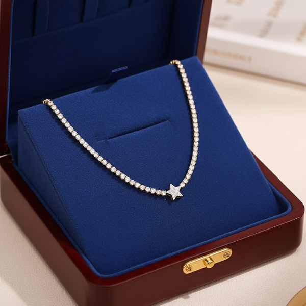 Pendant Inlaid With Zircon Necklace Women's High End Accessory Necklaces & Pendants