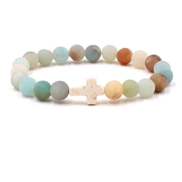 Fashion Bead Jewelry Cross Bracelet Bracelets