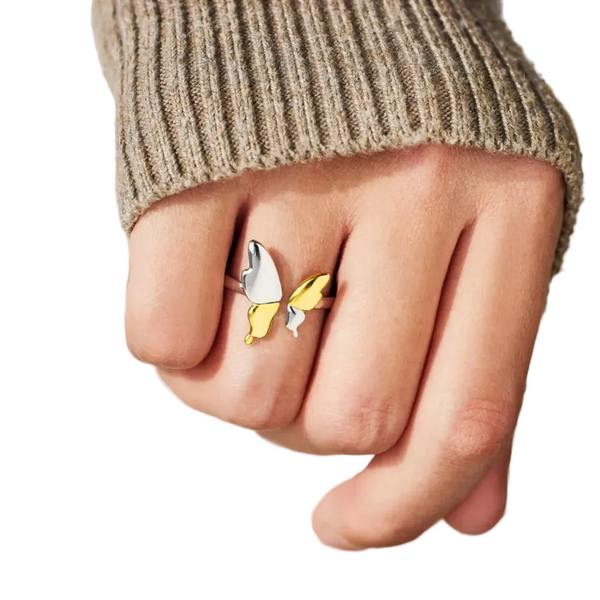 925 Sterling Silver Butterfly Ring Rings