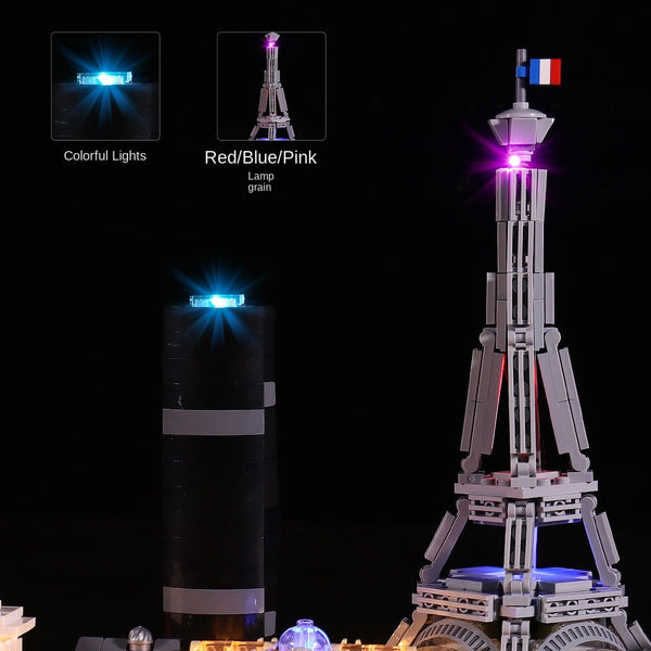 Vonado Lighting Is Compatible With Lego 21044 Building Blocks Skyline Paris City Led Accessories Set Building Toys Sets & Packs