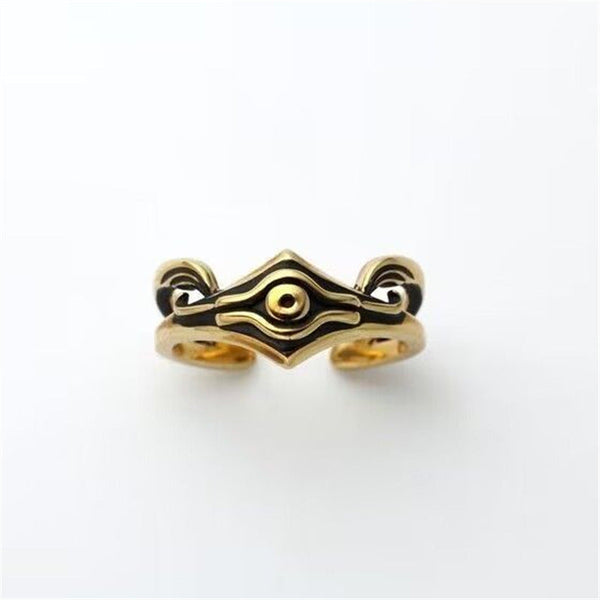 Game King Monster Duel Artum Ring Electroplated Gold Droplet Rings