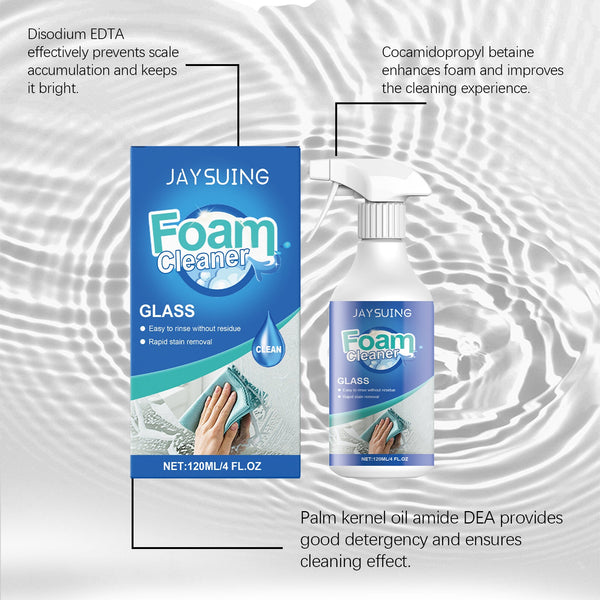 Glass Foam Cleaner Cleans Oil Stains With Refurbished Daily Maintenance Glass Cleaning Spray Cleaning Products