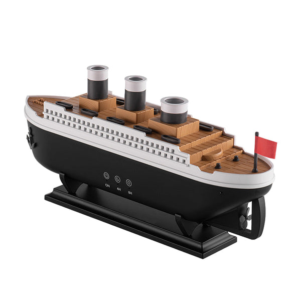 Titanic Ship Model Humidifier (250Ml) Also An Essential Oil Diffuser With Jellyfish Smoke Ring Spray For Home Aroma. Humidifiers
