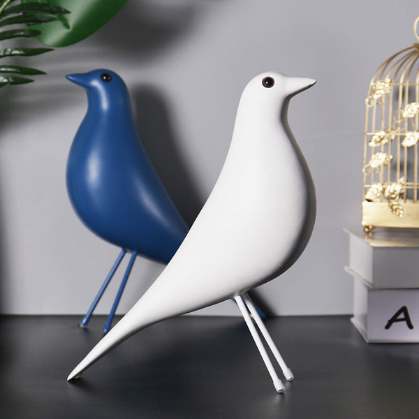 Resin Ornament And Peace Dove Bird Figurines