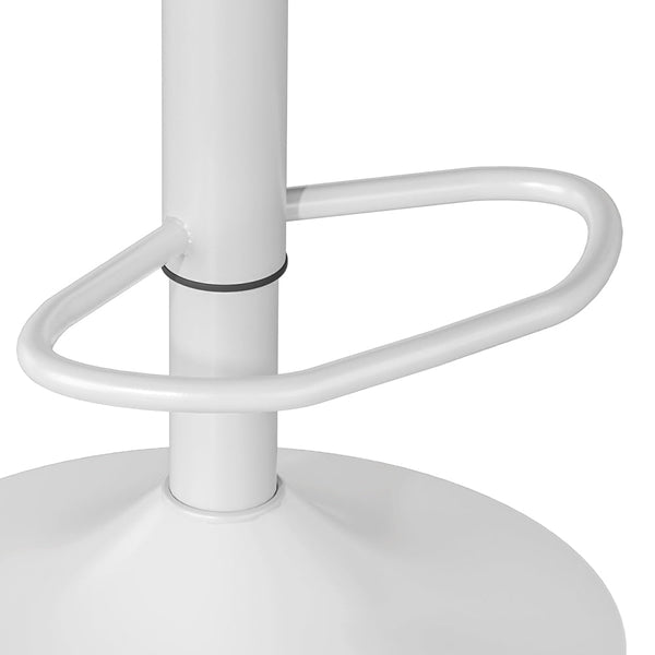 Artiss Bar Stools Kitchen Swivel Gas Lift Leather Dining Chairs White X2 Benches Bar Stools