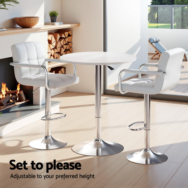 Artiss Bar Table And Stools Set For Dining Kitchen Use Bar Tables