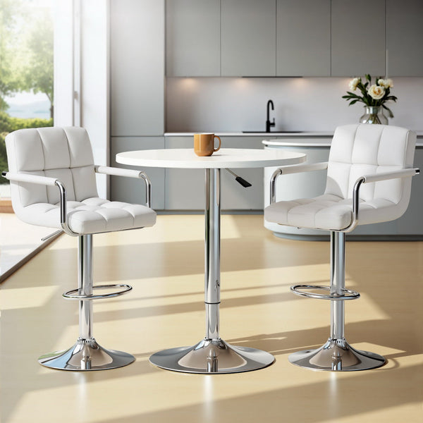 Artiss Bar Table And Stools Set For Dining Kitchen Use Bar Tables